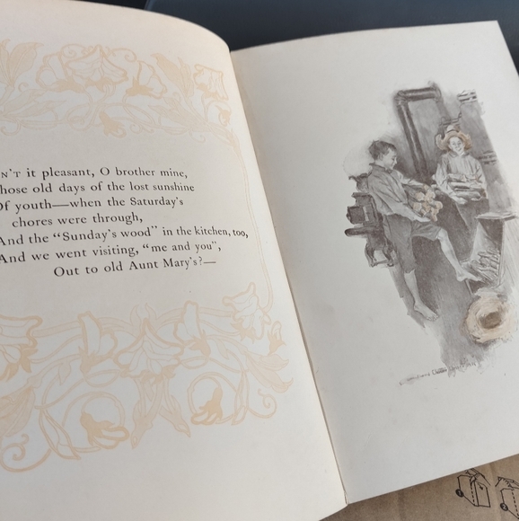 Out to Old Aunt Mary's by James Whitcomb Riley Antique Book - Picture 2 of 6